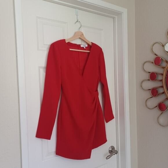 LIKELY Dani Tuxedo Scarlet Red Mini Dress Size 2 NWOT Revolve - Picture 8 of 16